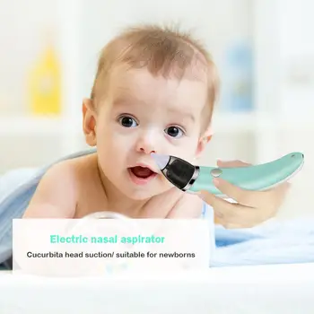 

Baby Nasal Aspirator Electric Safe Adjustable Five Gears User Friendly Design Hygienic Nose Cleaner Sniffling Equipment