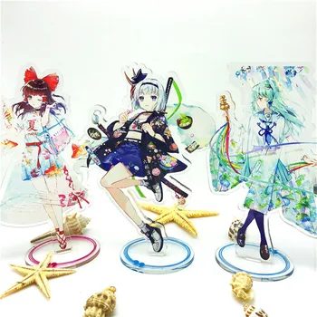 

Touhou Proje figure acrylic doll anime Hakurei Reimu Kirisame Marisa Yakumo Yukari 16cm cosplay toy decoration model
