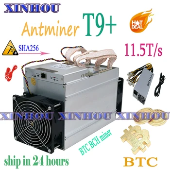 

New miner Antminer T9+ 11.5T BTC BCH Asic miner Economic Than antminer S9 S17 T17 S11 S9k T2T T3 M3 M21s Z11 B7 Z11e Z9 E10.1 E9
