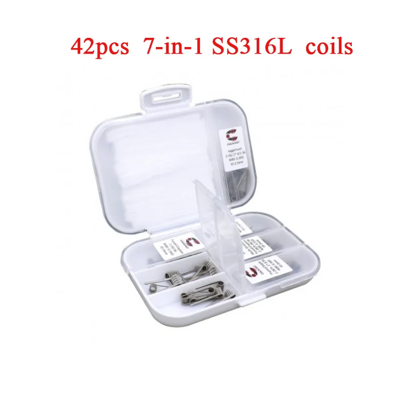 42 pcs coils only Испания! VOOPOO VINCI Mod Pod Vape комплект с аккумулятором 1500mAh и 5,5 мл Pod вейп-комплект электронной сигареты против Drag Nano/Drag 2 - Цвет: 42 pcs coils only