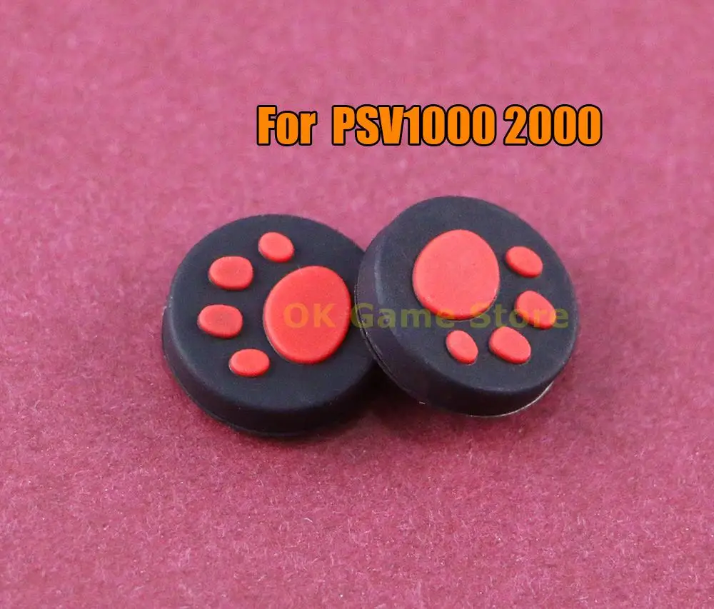 80Pcs Cat Paw Cap Analog Thumbstick Grip Cap Cover Protettiva Per Sony Playstation Ps Vita Psvita Psv 1000/2000 Slim Controller
