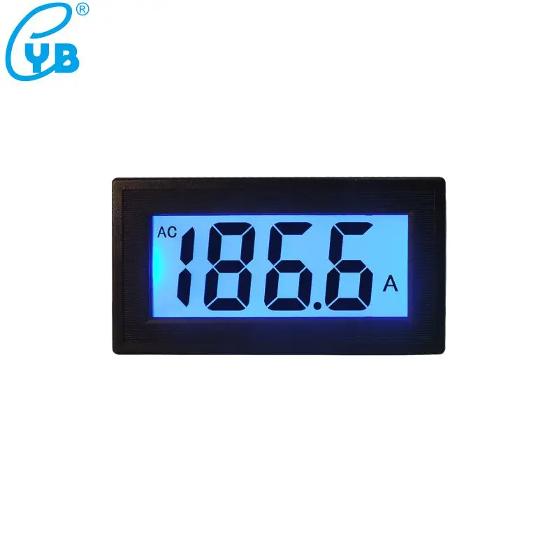 YB5135DB Питание AC100-240V 220V ЖК-дисплей цифровой переменного тока измеритель переменного тока 200uA 200mA 20mA 2A 10A с CT 50A 100A 200A 500A 1000A