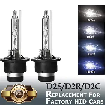

2Pcs D2S D2R D4S D2R Xenon 55W Bulbs for Car Headlight HID Bulb with Metal Bracket Protection 4300k 6000k 8000k 10000k 12000k