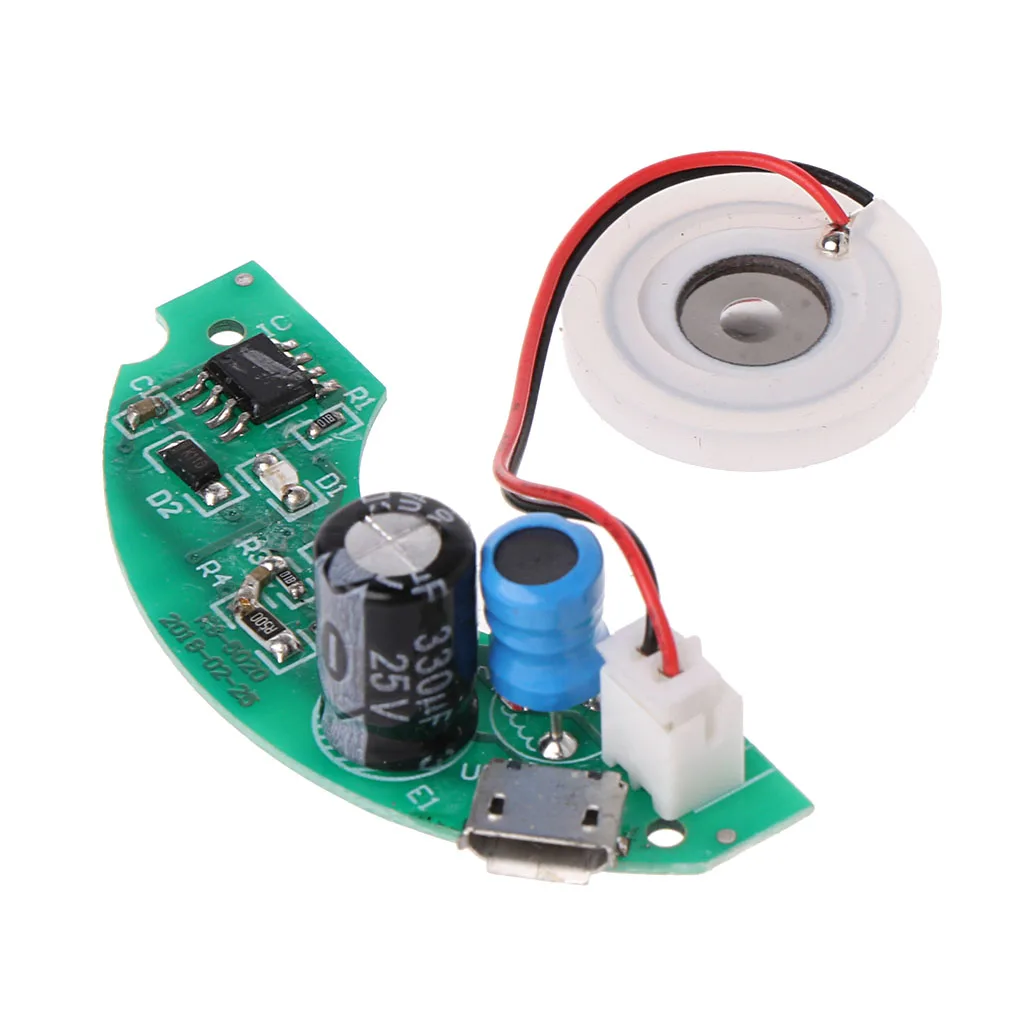 

Good USB Mini Humidifier Mist Maker and Driver Circuit Board Fogger Atomization Film Atomizer Sheet Mini Oscillating Plate Parts