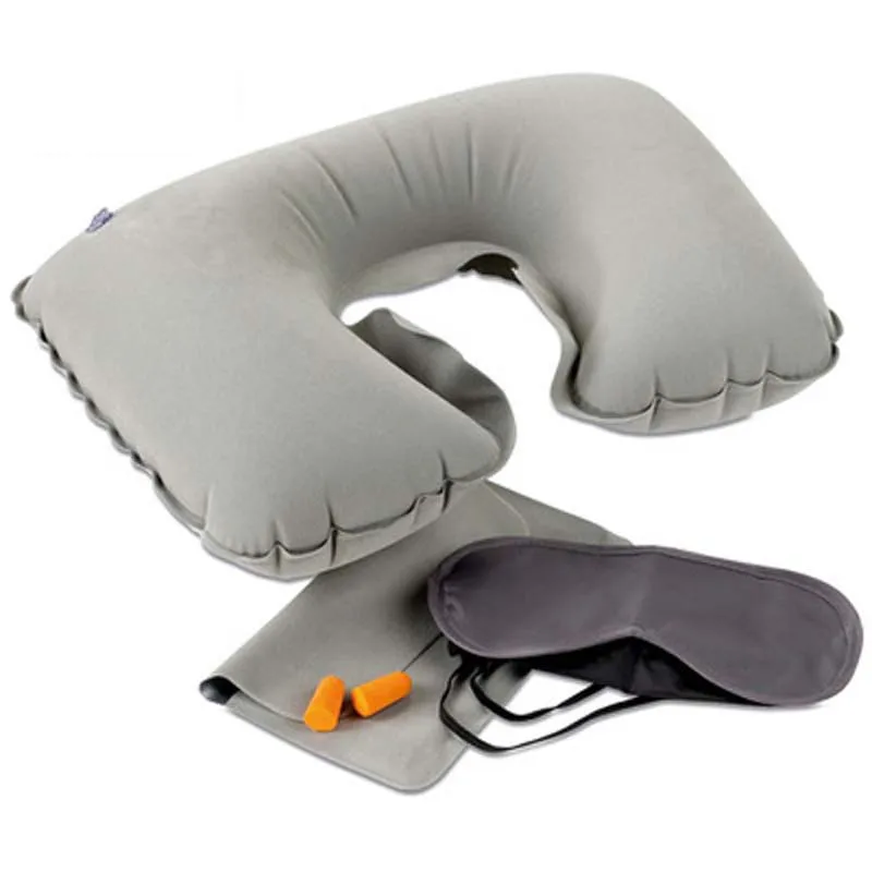 

U-Shape Travel Pillow for Airplane Inflatable Neck Pillow Travel Accessories 4Colors Comfortable Pillows for Sleep Home Textile