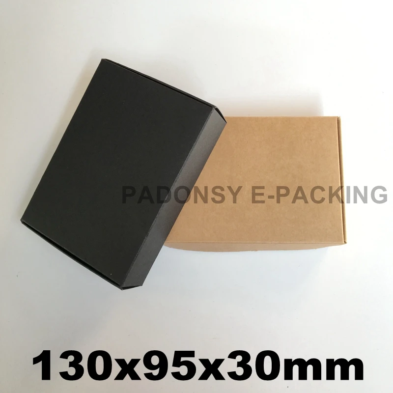 

13x9.5x3cm Natural Kraft Tab-Lock Box Cartons Gift Packing Boxes Embalagem Crafts Box Caixa Party Pack Box Free Shipping