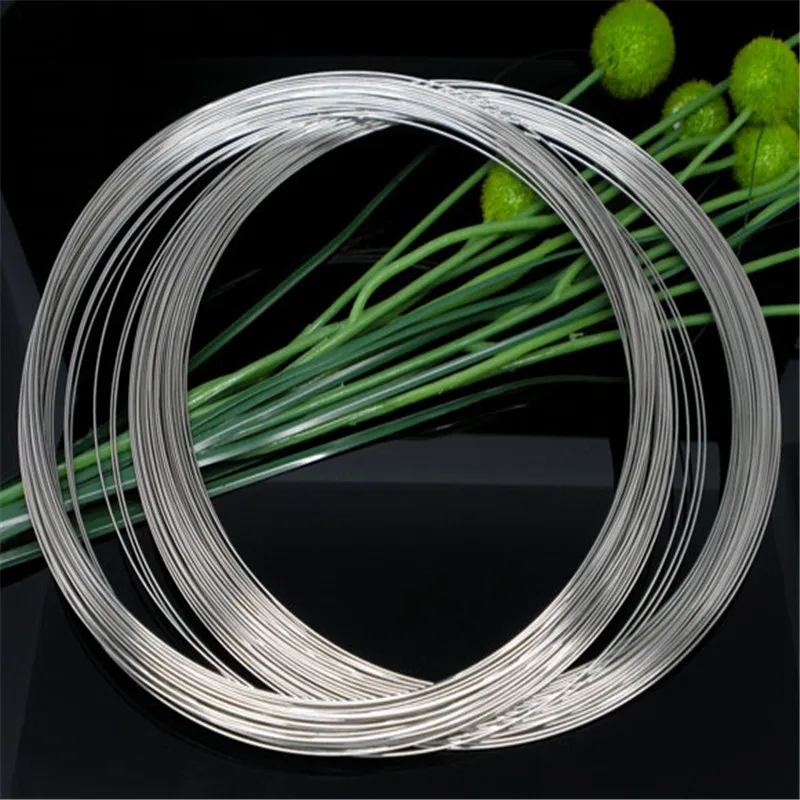 Beaded bracelet bead bracelet 100 Loops Doreen Box Memory Beading Steel Wire 140mm-50mm Dia. For DIY Necklace Bracelet Jewelry Making