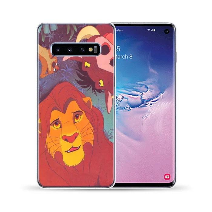 Король Лев Мягкий силиконовый чехол для телефона чехол для samsung Galaxy S10 Plus 5G E S10E S6 S7 Edge S8 S9 Plus - Цвет: 11