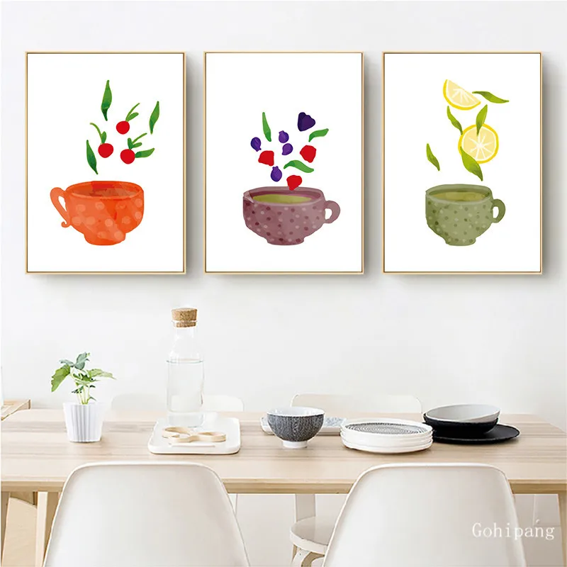 Watercolor-Tea-Cup-Art-Canvas-Painting-Prints-Kitchenware-Wall-Art-Posters-Pictures-For-Dining-Hall-Kitchen (1)