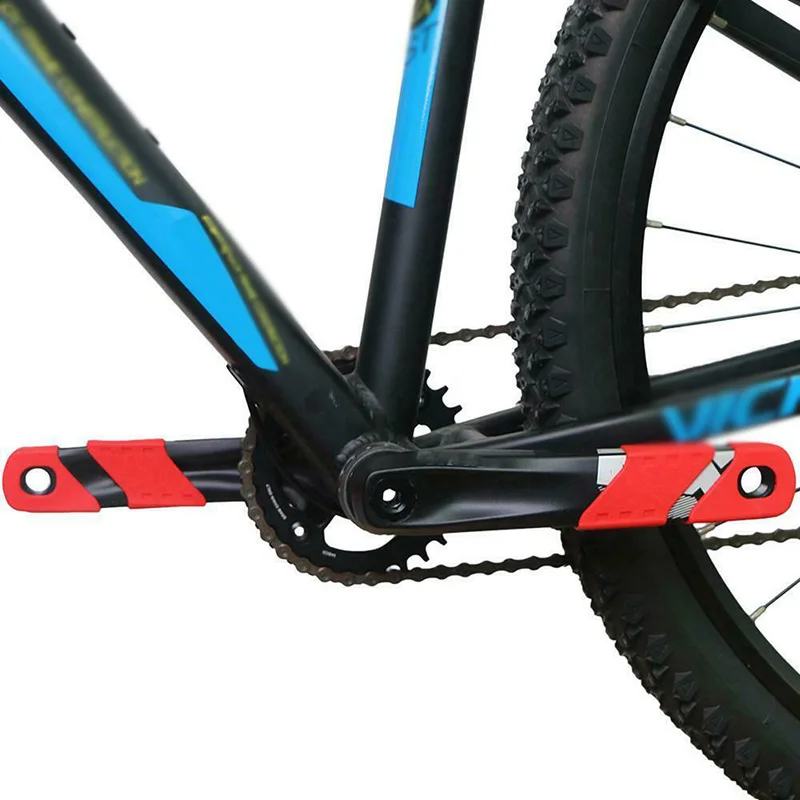 4 шт. кривошипный рукав силиконовый велосипед MTB велосипед Фиксатор руки чехол противоударный