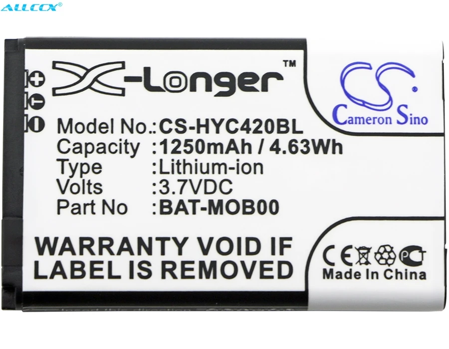 BAT-MOB00 батареи Cameron Sino 1250mAh для Honeywell Captuvo 70e 75e SL22 Sled SL42 SL62 | Электроника