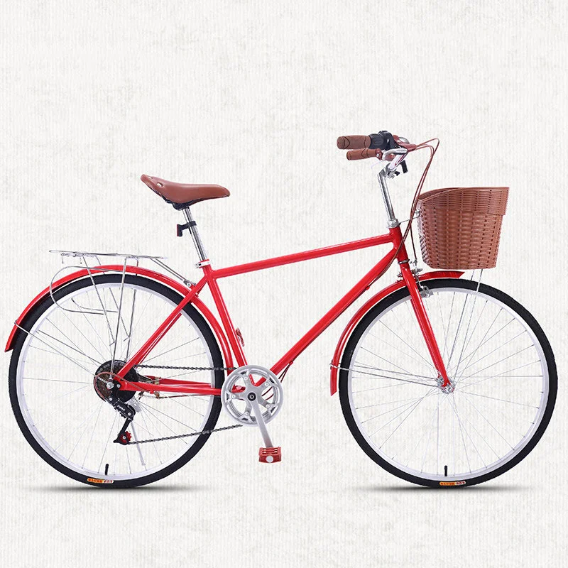 Road Bike 26 inch Retro Variable Speed Light Bicycle Commuter Vintage Adult Student Men And Women Selling