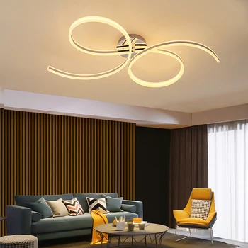 

NEO Gleam Living Room Bedroom Study Room Modern Led Chandelier Dimmable RC APP Stainless Steel 85-265V Chandeliers Fixtures