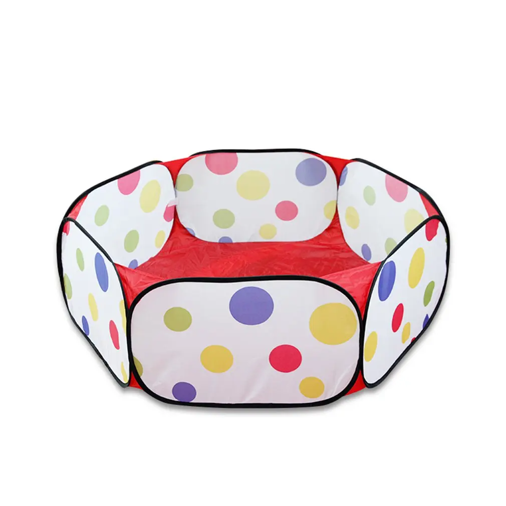 Foldable Baby Playpen Hexagon Polka Dot Balls Pool Pit Indoor Outdoor Children Baby Toy Game Play House Kids Gift Play Tent