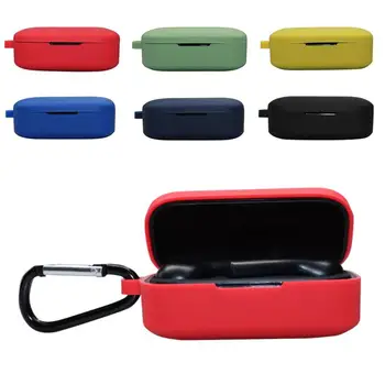 

Silicone Earphone Case For QCY T5 Wireless Bluetooth Headset Portable Protective Case Anti-lost Buckle For QCY T5 Case TSLM1