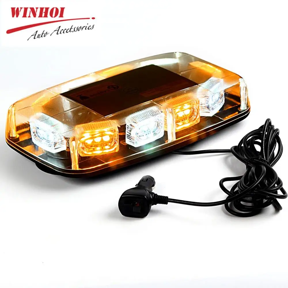 

Car Strobe Warning Light 30LED Roof Top Strobe Lights Emergency Hazard Warning Safety Flashing Strobe Light Bar for Truck Car