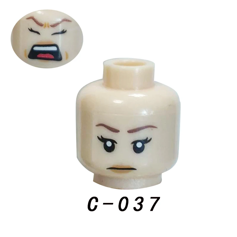 Фигурка голова лица набор для женщин и мужчин Joker MOC аксессуары блочная модель