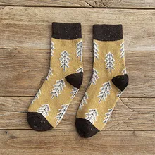 5 пар носков, лоскутные рождественские носки, повседневные милые хлопковые носки, забавные носки для женщин,, теплые носки для зимы#35