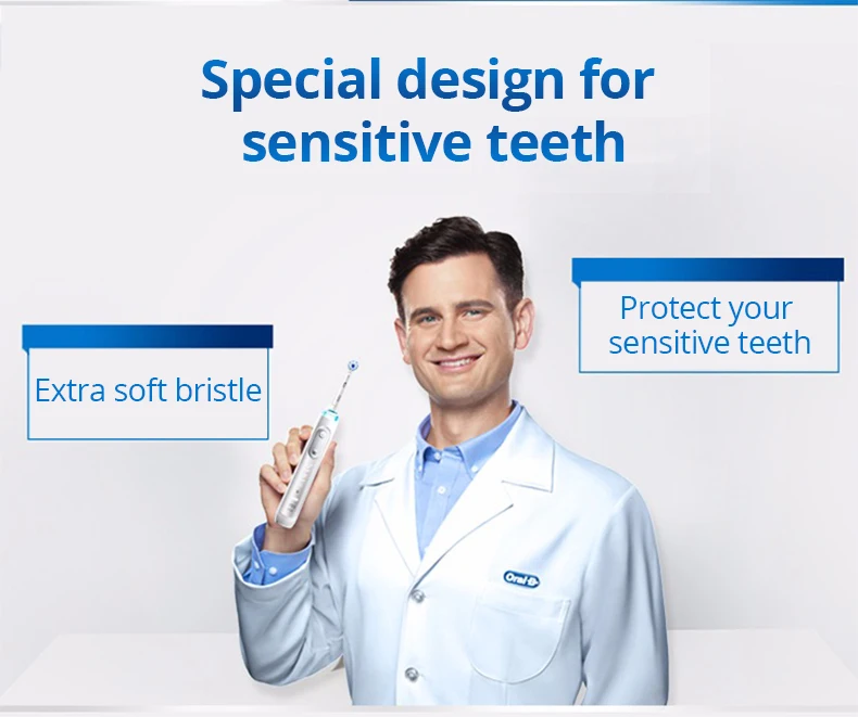 Dentes Sensíveis, Cerda Ultra Macia, Proteger os Dentes e Goma, Remover Placa
