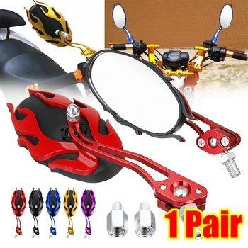 

2PCS/Set 360 Degree Rotation Universal Motorcycle Rearview Mirrors Motorcycle Scooter Rear View Side Back Mirrors 8 / 10mm