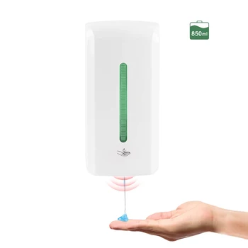 

Automatic Hand Sanitizer Gel Dispenser-850ml Wall Mount Touchless Soap Dispenser with Infrared Sensor for Home Kitchen Hotel