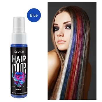 

Sevich 30ml Temporary Spray hair dye dye Unisex Hair Color Dye Red/Grey Instant color dye Easy to use Hair Styling