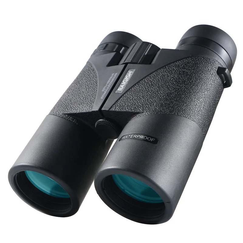 

Binoculars Baigish 10x42 Waterproof Telescope Hunting Tools High Power Bird Mirror Telescopio with Phone Camera clip Glasses