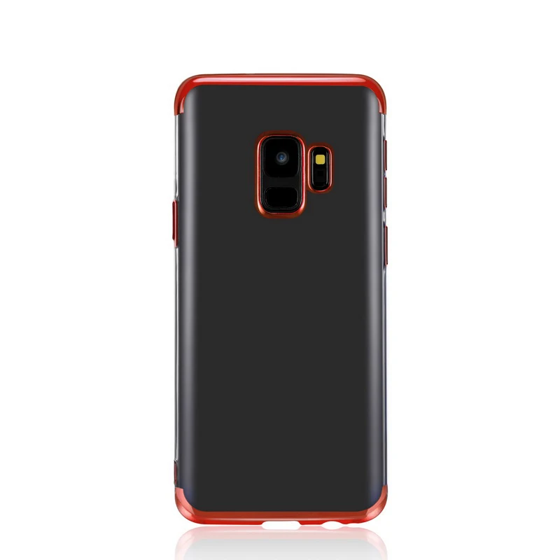 

Ultra Slim Soft Silicone Cover Case For Samsung Galaxy S8 S9 Plus S7 Edge S8 S9 Clear TPU Black Cover For Samsung Note 8 9 Case