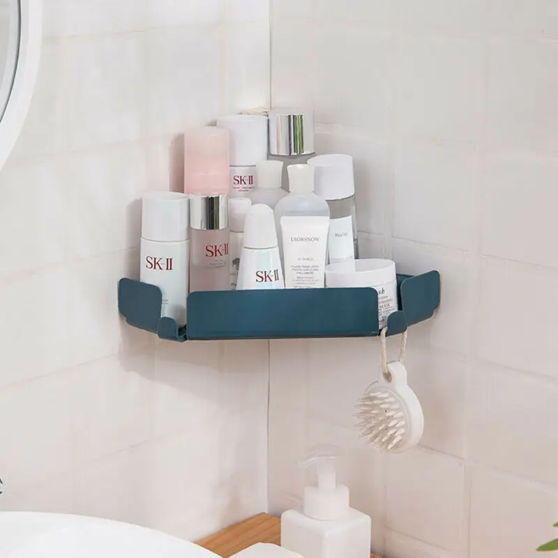 

Bathroom Triangular Shower Caddy Shelf Corner Bath Rack Storage Holder Organizer