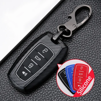 Custodia per chiave a distanza per auto in fibra di carbonio ABS per Haval F7 F7X Coupe H6 H7 H9 GMW H6 H2 H2s 2019 2020 Smart Fob Key Protect Shell