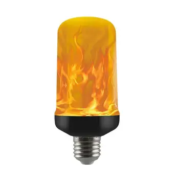 

Creative Lawn Lamps Outdoor Wall Garden Decorative Simulation Dynamic Lights Bulbs Fire Torch Flame A5O0