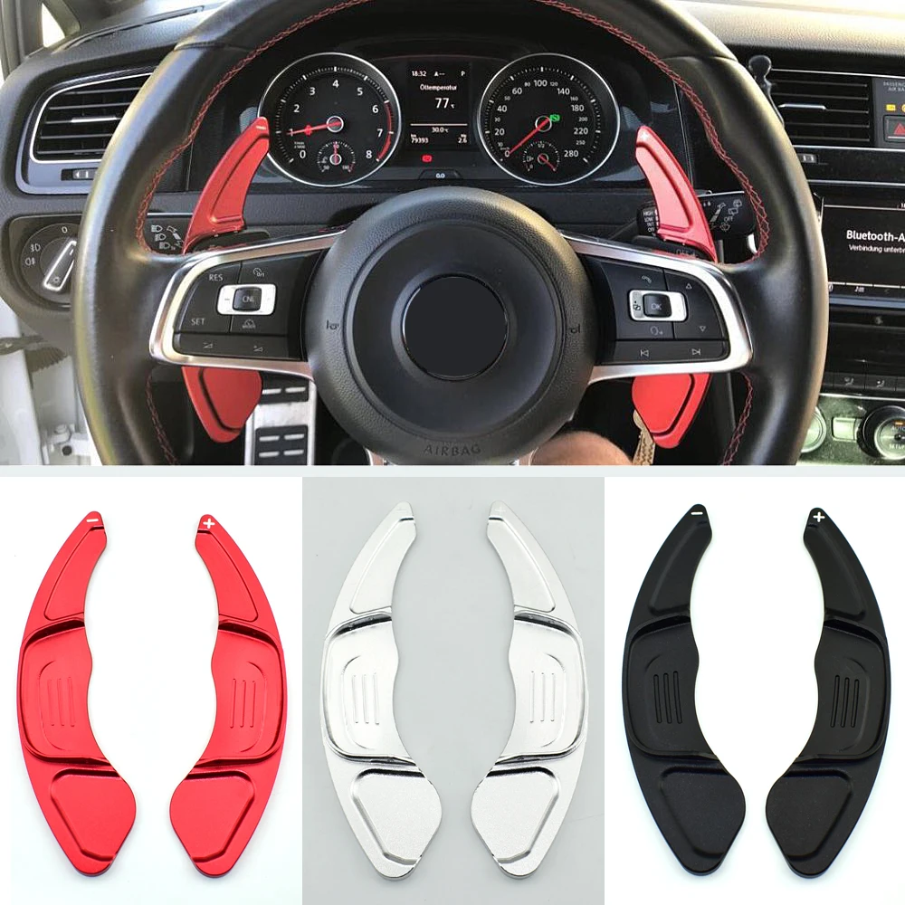 2 шт./лот автомобильный рычаг переключения передач на руль для Volkswagen VW GOLF 7 GTI R MK7