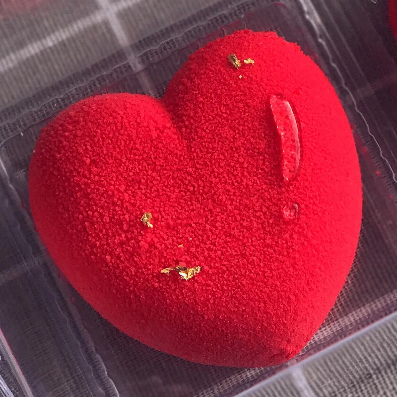 8 Heart Shape Silicone Cake Molds French Dessert Mousse Baking Form Moulds Chocolate Jelly Mold Cake Decoration Tool