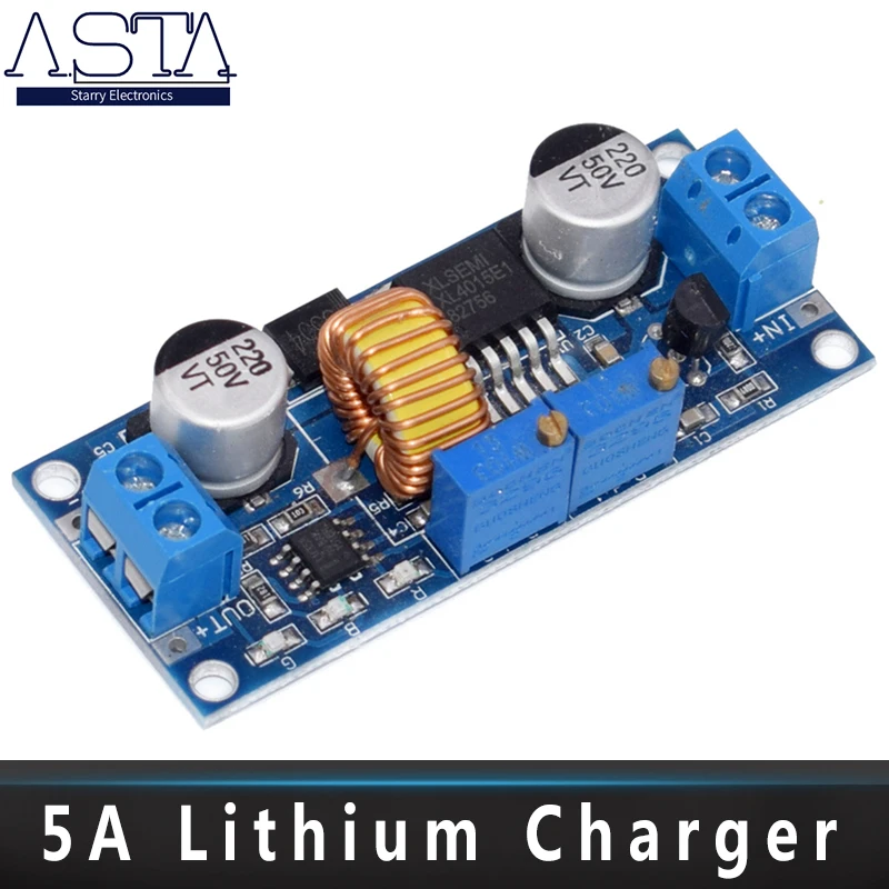 

5A Lithium Charger CV CC buck Step down Power Supply Module LED Driver lan