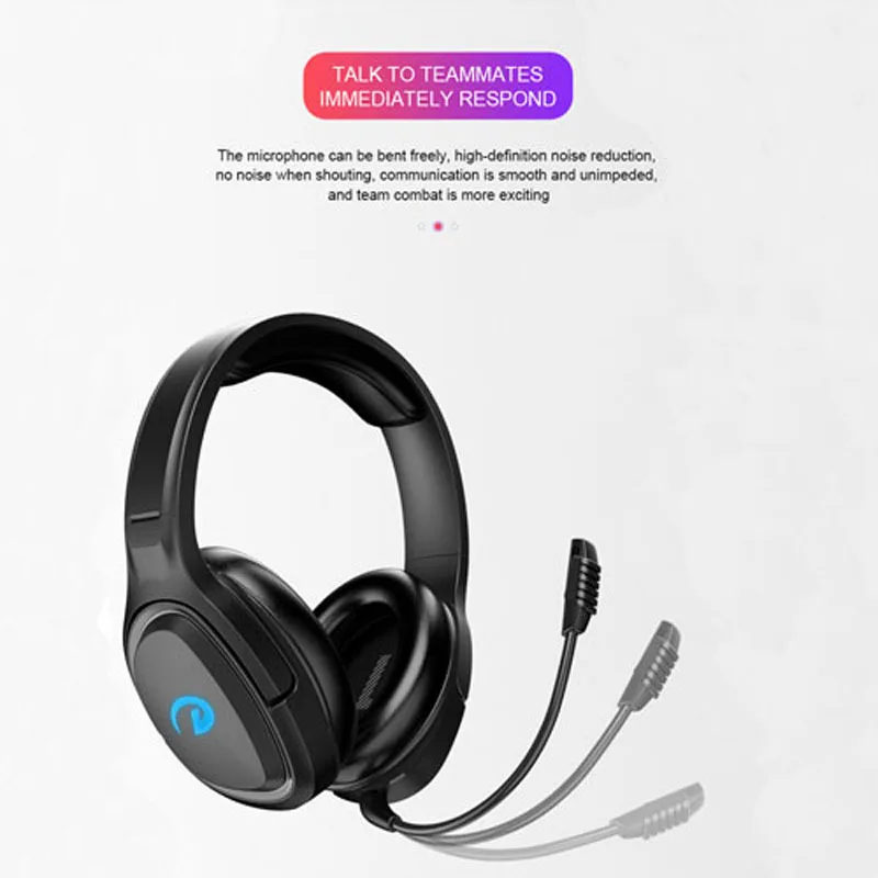 ZOP Wireless Bluetooth Headphone with Microphone Wired Cable Deep Bass Gaming Headset for PC PS4 XBOX Laptop