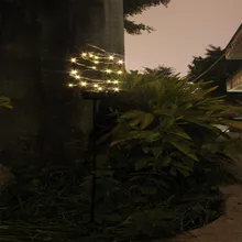 2 шт. светодиодный садовый светильник s солнечный ночной Светильник s в форме стрекозы солнечный светильник в форме стрекозы 2V80MAH 850 мм солнечный светильник