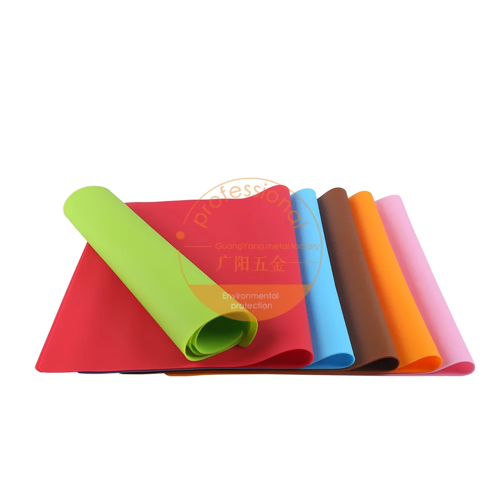 

Baking Utensils Silicone Dough Kneading Mat Flour Pad Large Size 40X60 Thick Baking Non-stick Pad Dough Rolling Pad
