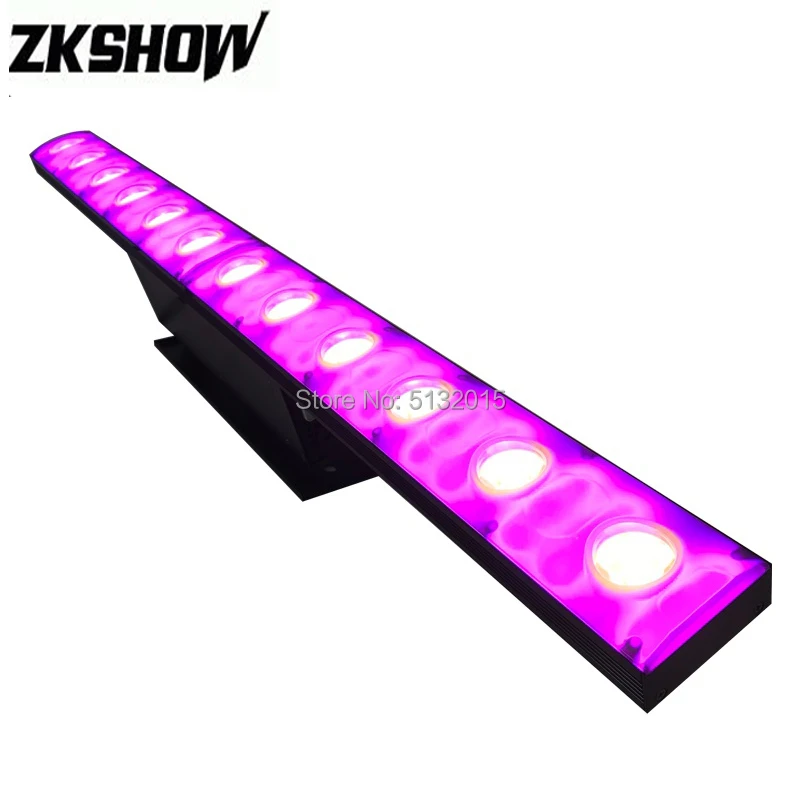 

12*5W Warm White LED Wall Washer Light With RGB Background Color Pro Stage Lighting Projector DJ Disco Party Wedding Event Hire