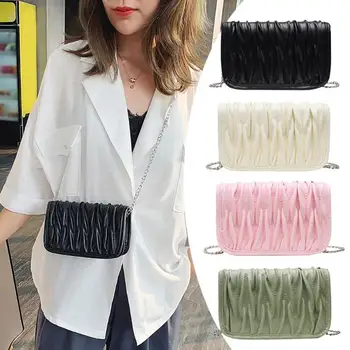 

New Fashion Shoulder Bag Crossbody Women PU Leather Chain Small Shoulder Messenger Bag Purse for Shopping Travel Gift
