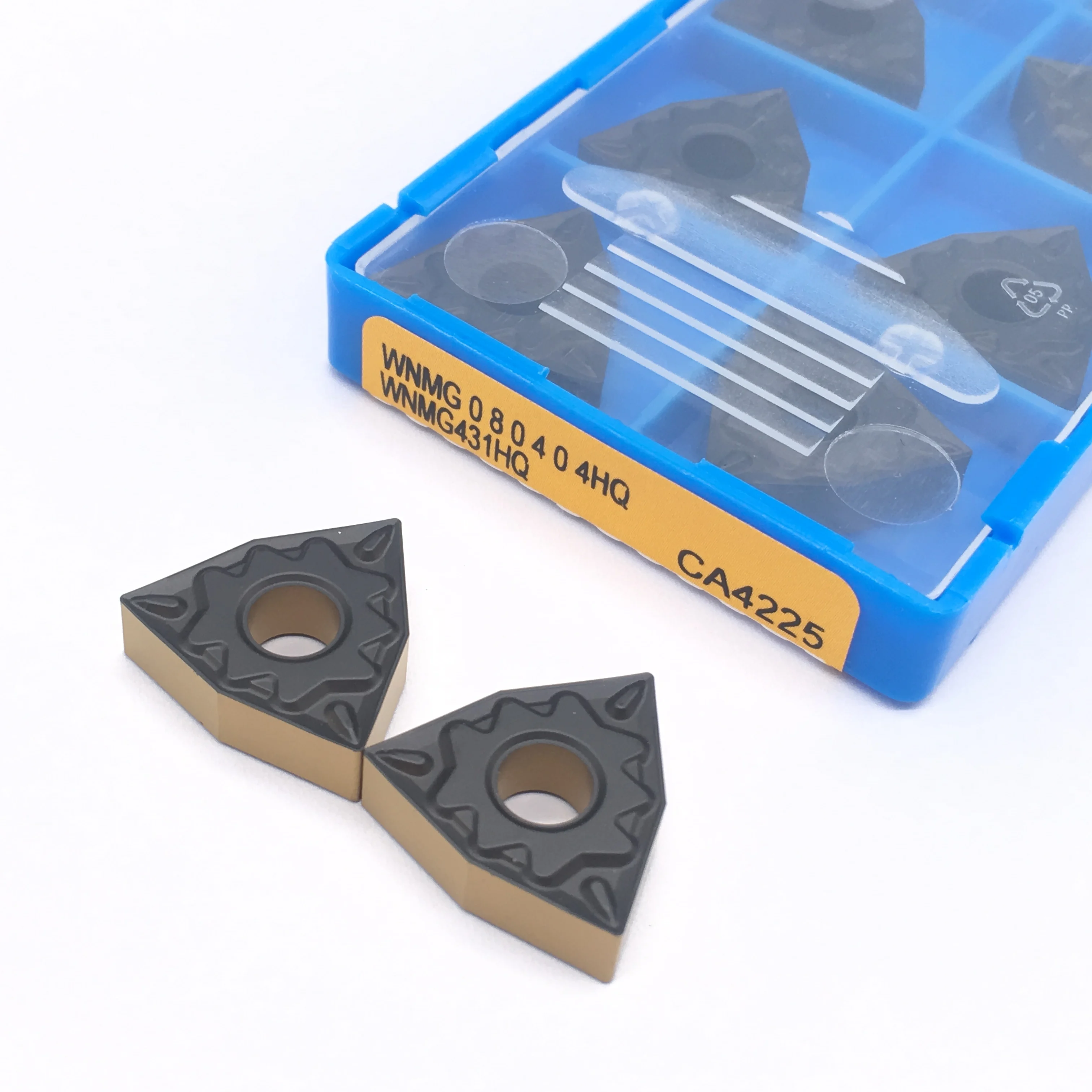 

10PCS WNMG080404 HQ CA4225 100% Original High Quality Carbide Inserts External Turning Tools CNC Lathe Tools For Steel Parts