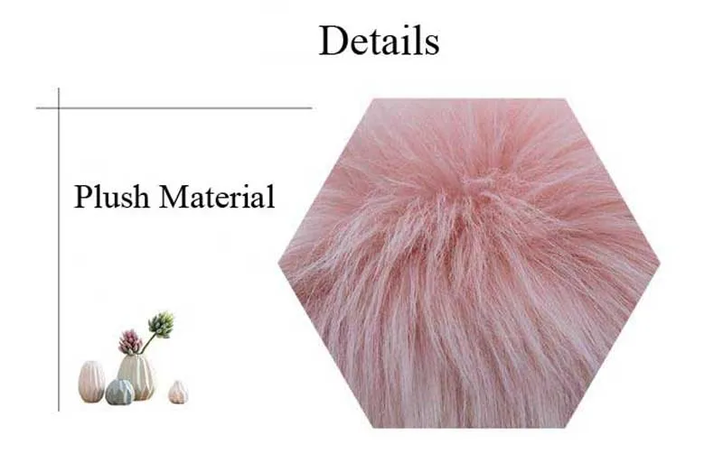 Nordic Style Geometric Plush Cushion Home Decoration Soft Removable Washable Sofa Pillow Waist Throw Cushion 40x40cm
