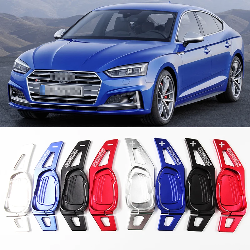 Алюминиевый Рычаг переключения передач на руль для Audi S6 2015 2 шт. удлинитель
