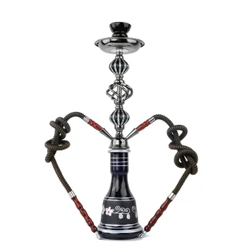 

Small Hookah Shisha Pipe Set with Hose Bowl Tongs Charcoal Tray Narguile Accessories for Outdoor Travel Gift