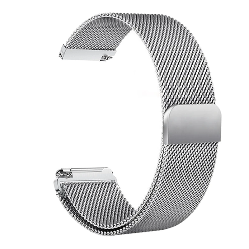 Магнитный Миланский ремешок из нержавеющей стали для Fitbit versa/Versa 2 сменный металлический ремешок для Fitbit versa Live