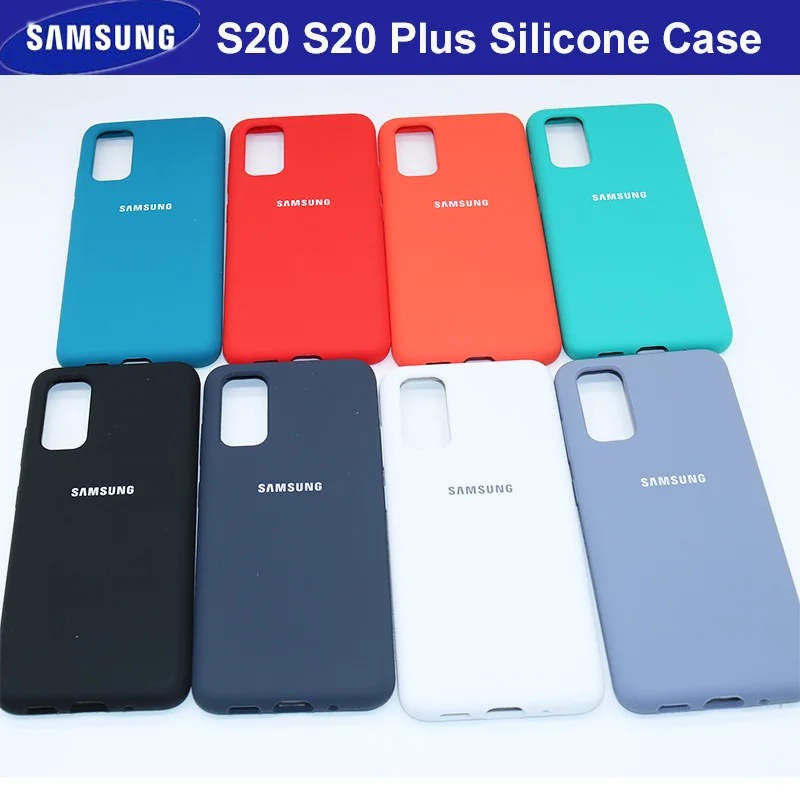 Оригинальный чехол для Samsung Galaxy S20 Plus/S20 Plus шелковистый силиконовый