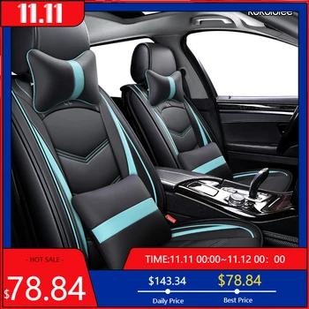 

kokololee leather car seat covers for volkswagen all models vw polo passat b6 b7 b8 golf 5 6 7 touran touareg tiguan car seats