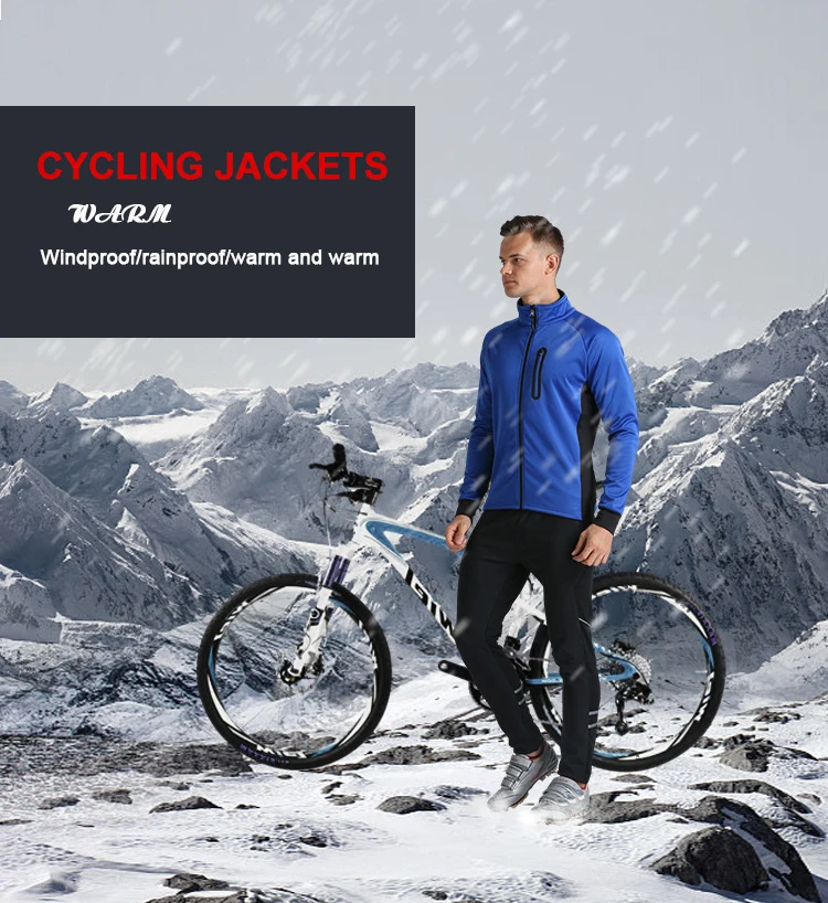 DIIKE зимняя теплая Теплая Флисовая велосипедная куртка для велосипеда MTB дорожный велосипед одежда ветрозащитная Водонепроницаемая длинная Джерси