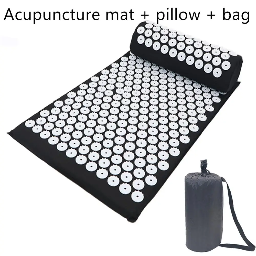 Acupressure Mat, Spike Pad, Rose Thorn Massage Yoga Mat, Relieve Back Body Pain Stress, Foot Massage, Non-slip and Durable