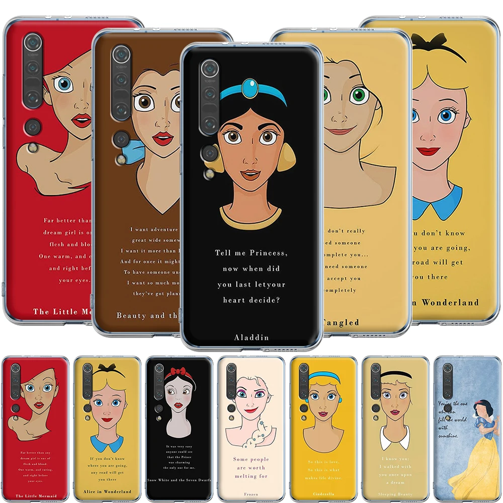 Princess Ariel Little Mermaid Silicone Case for Xiaomi Redmi Note 9 Max 8T 8 7 6 5A 5 4X Pro Prime |
