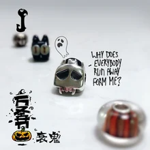 Joybeads vischio argento Sterling 925 The unlucky ghost Charm Bead Jewelry